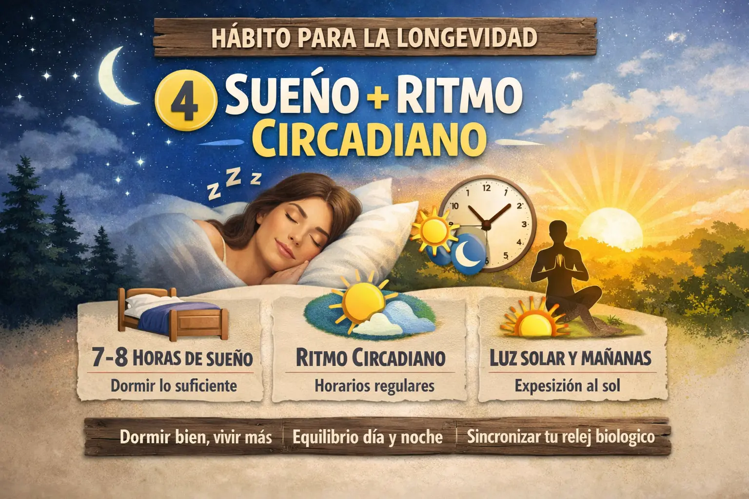 10 hábitos para vivir más: #4 Sueño + ritmo circadiano